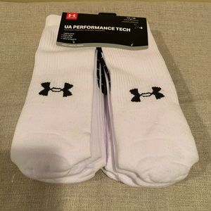 Under Armour Performance Tech Crew 6-Pack Socks